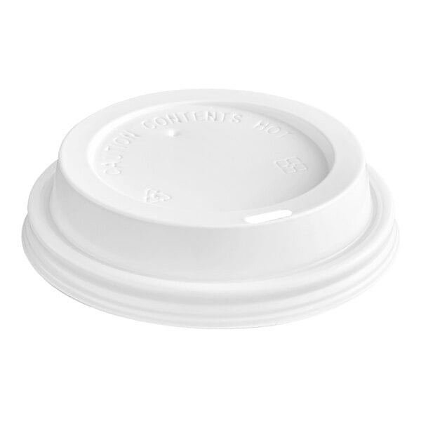 Hot White Lids - 8oz