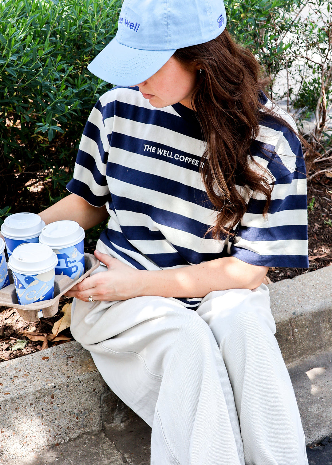 The Well Embroidered Striped Tee