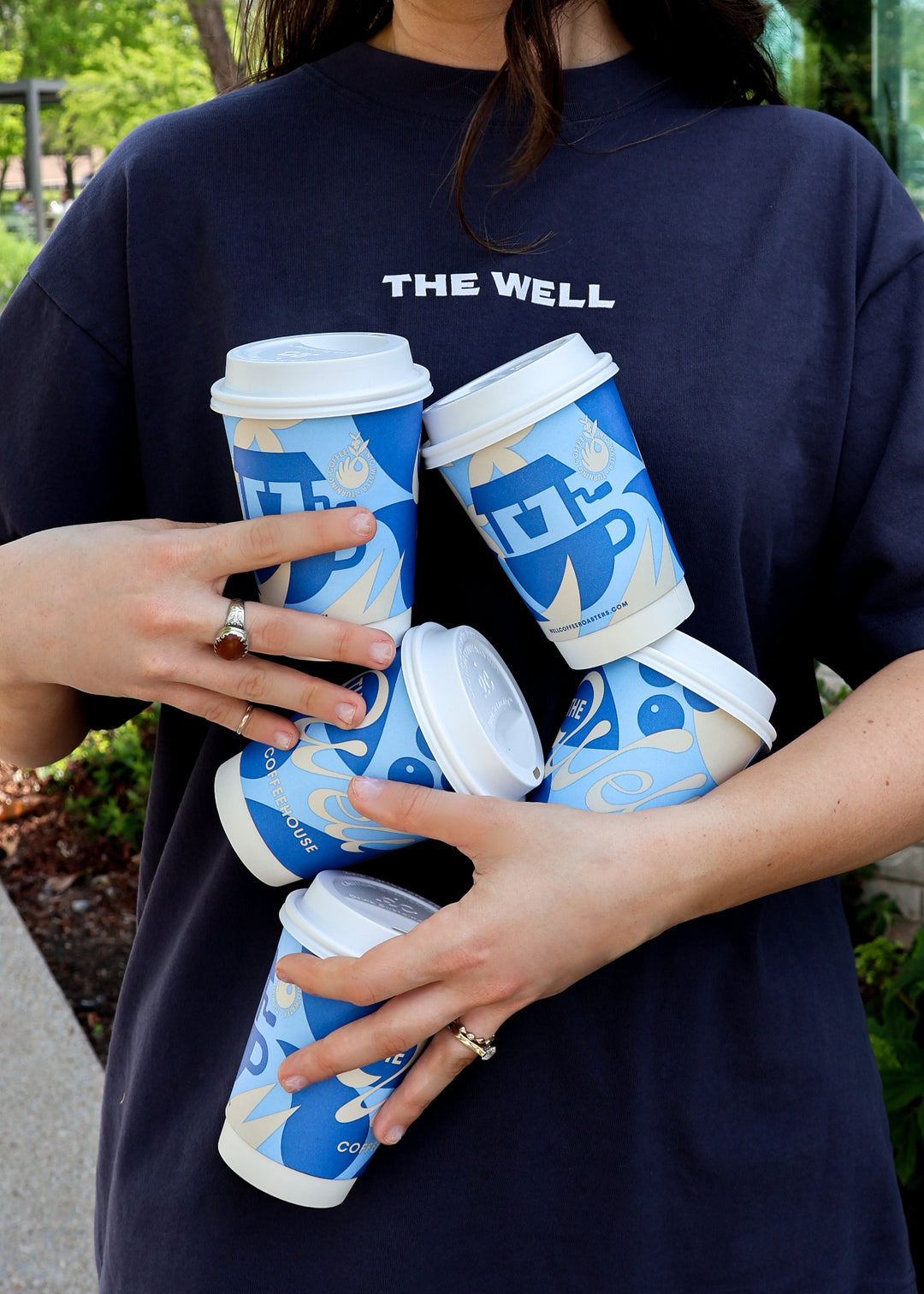 The Well Navy Classic Tee