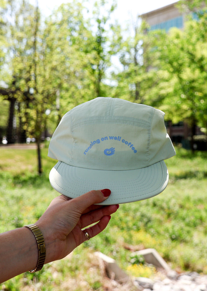 Running on Well Cap - Spring Green