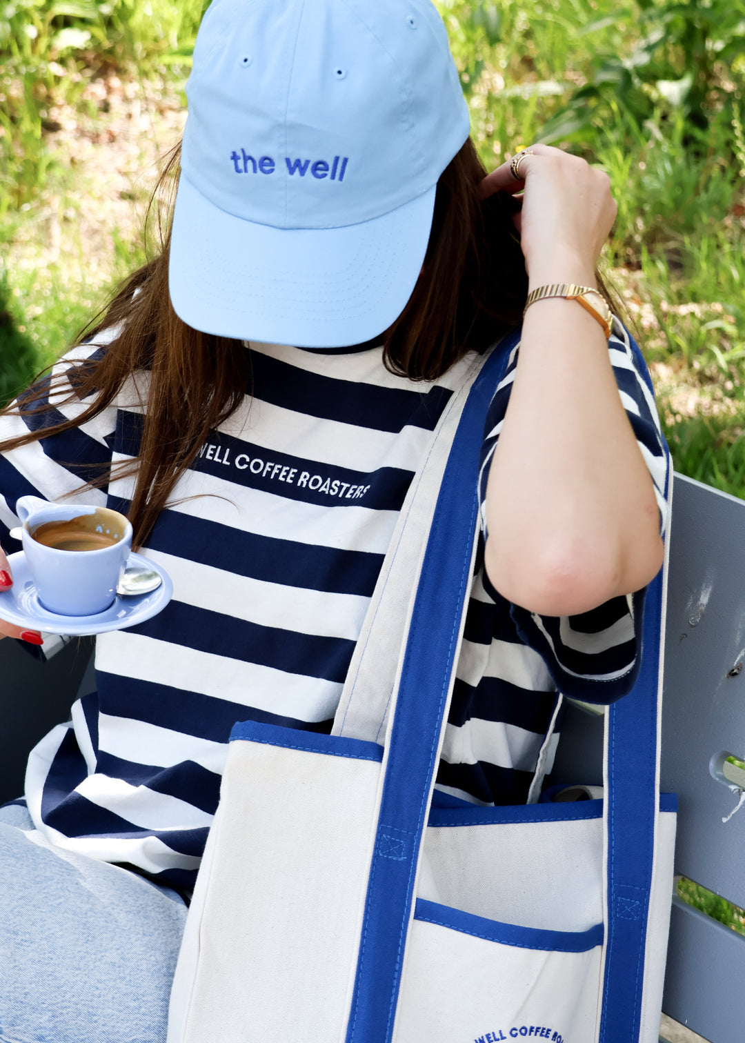 The Well Embroidered Striped Tee