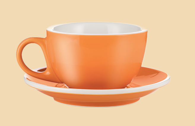 Mug - 12oz Latte, Orange